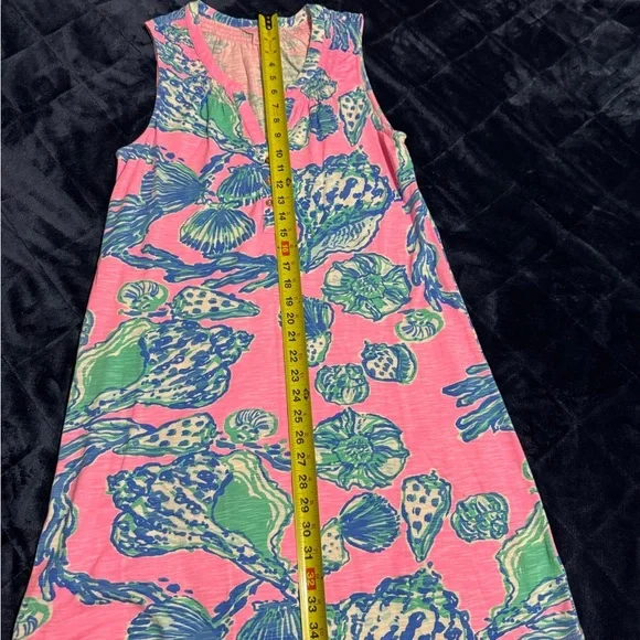 Lilly Pulitzer Pink and Blue Patterned Dress - Picture 7 of 7